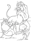 Lion King kleurplaat 9